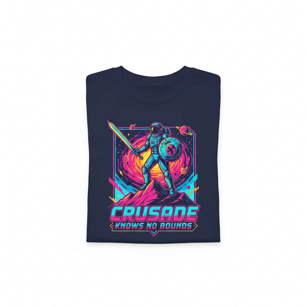 Essential "Crusade Knows No Bounds" Graphic T-Shirt | Premium Ring-Spun Cotton | Men's & Women's Fit