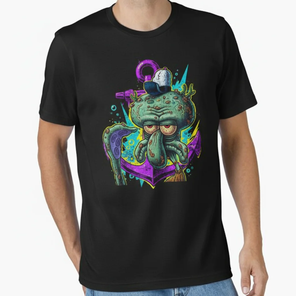 Crusty Squidward Essential T-Shirt: Supreme Comfort & Lasting Style