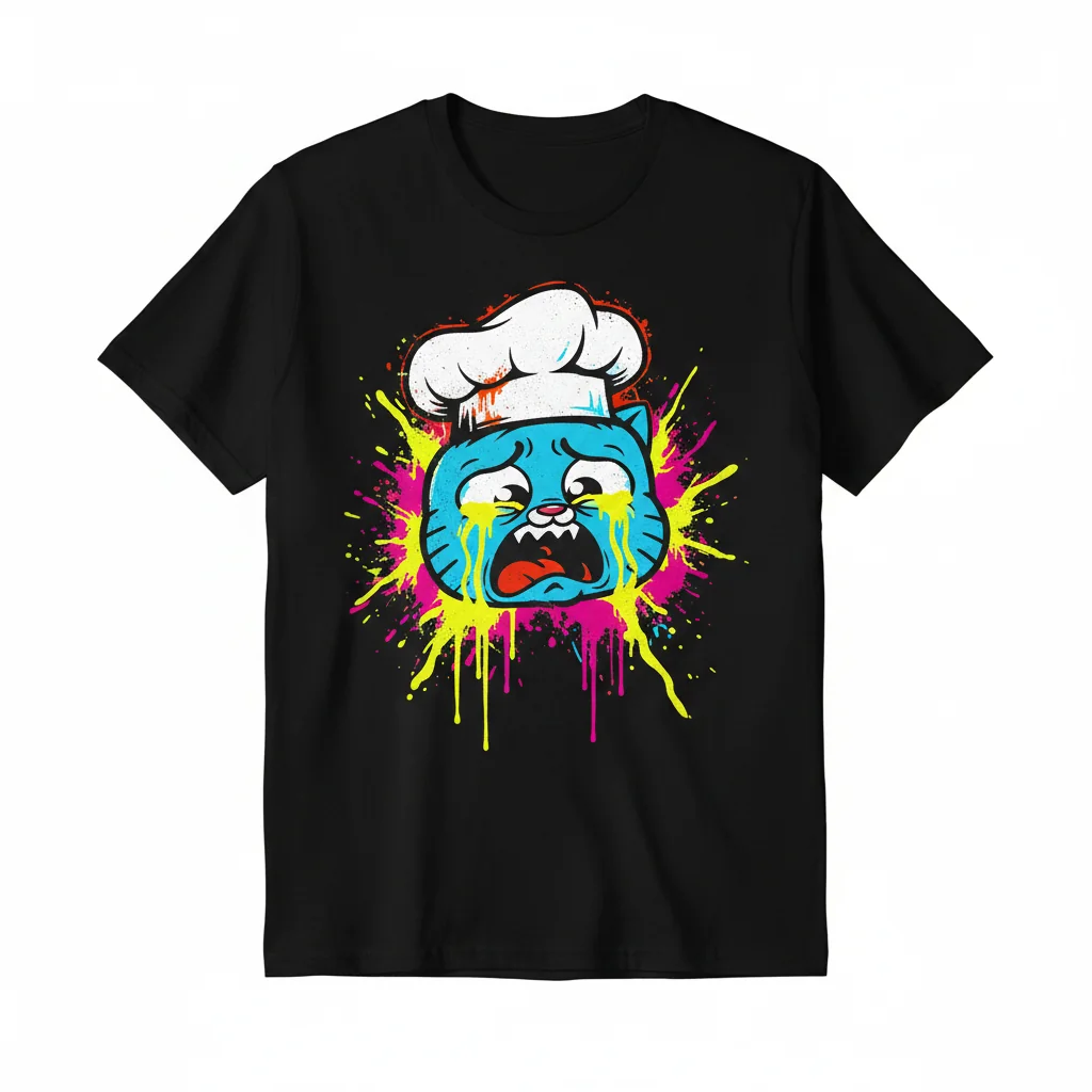 Crying Gumball Meme T-Shirt | Dramatic Cartoon Tears Essential Tee