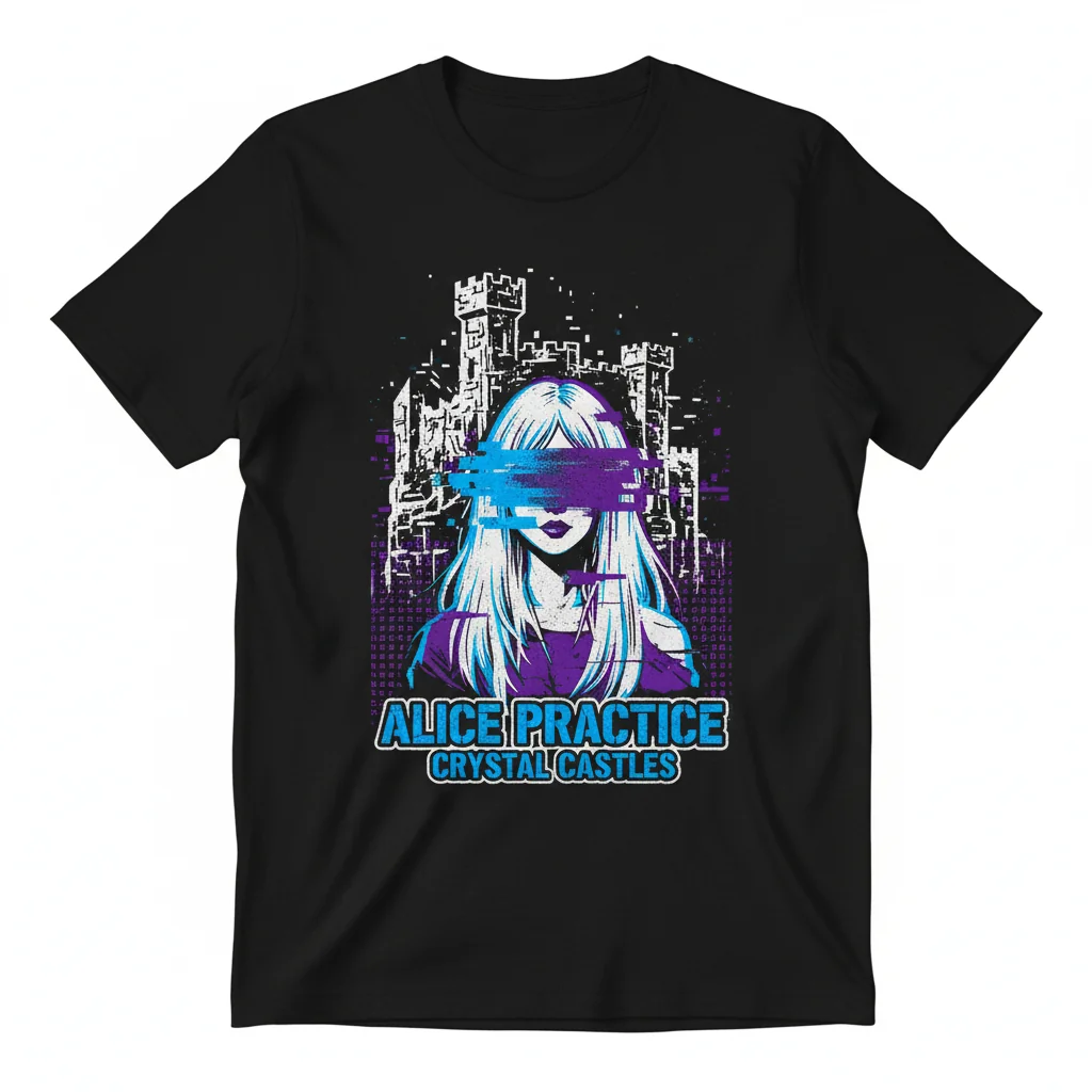 Crystal Castles Alice Practice: Embrace the Raw Spirit Tee