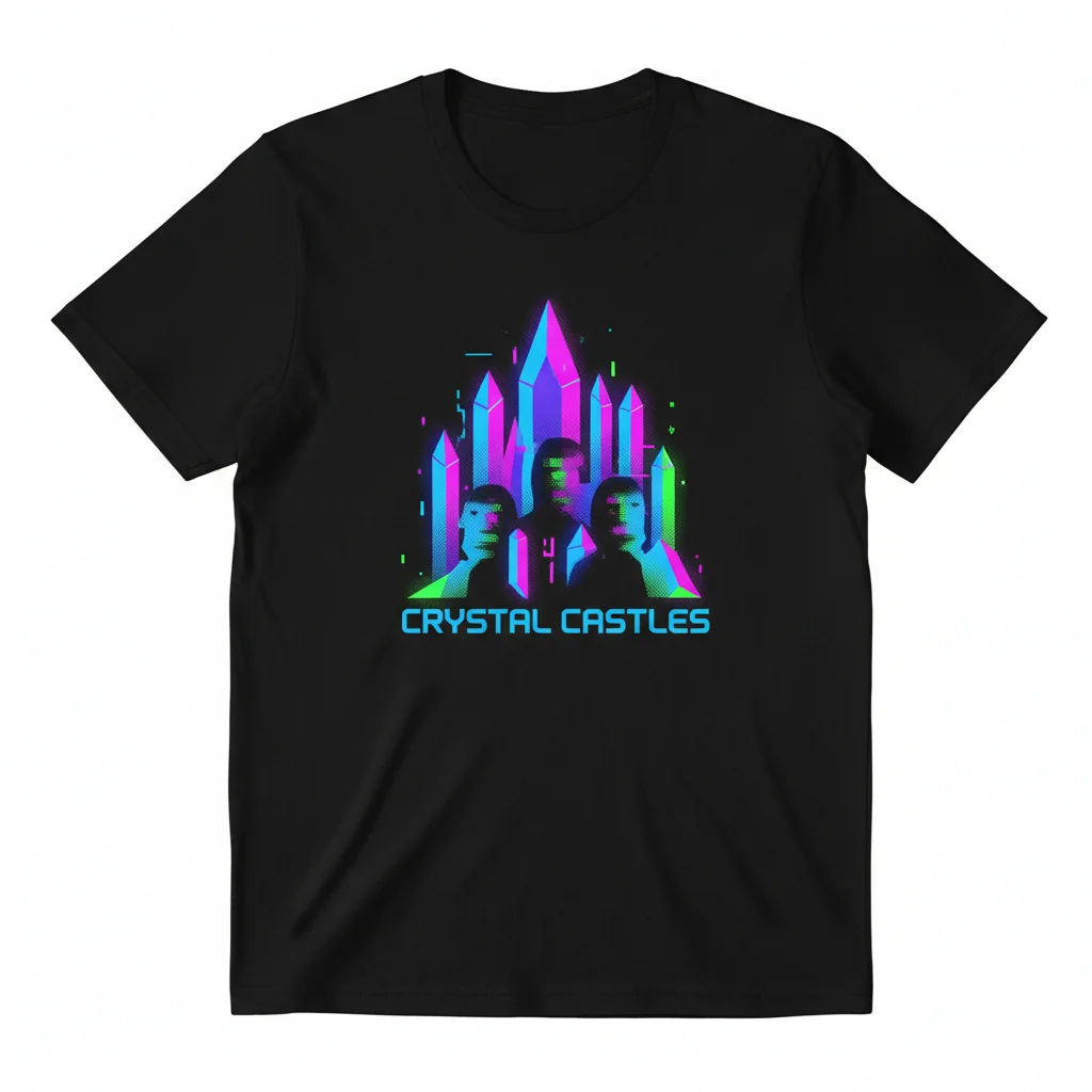 Crystal Castles T-Shirt | Durable, Pre-Shrunk Unisex Tee with Fade-Resistant Print