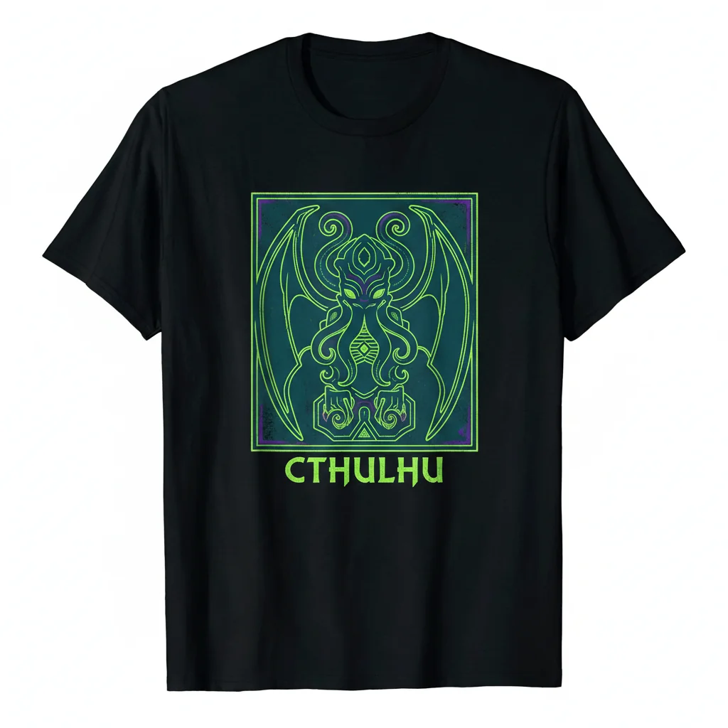 Cthulhu Bas Relief: "Ancient Horror, Modern Vibe" Street Tee