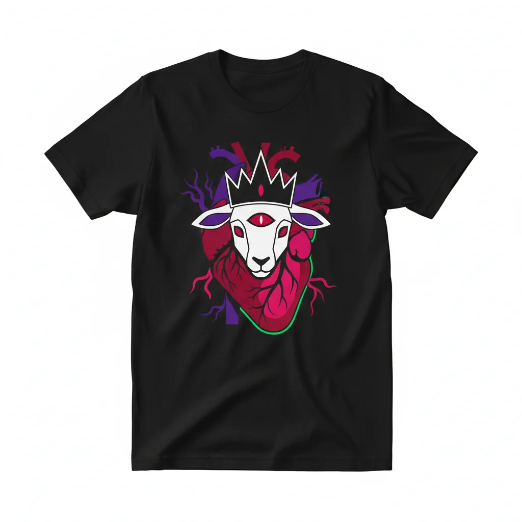 Cult of The Lamb Diseased Heart Premium Unisex T-Shirt – Fade-Resistant & Perfect Fit