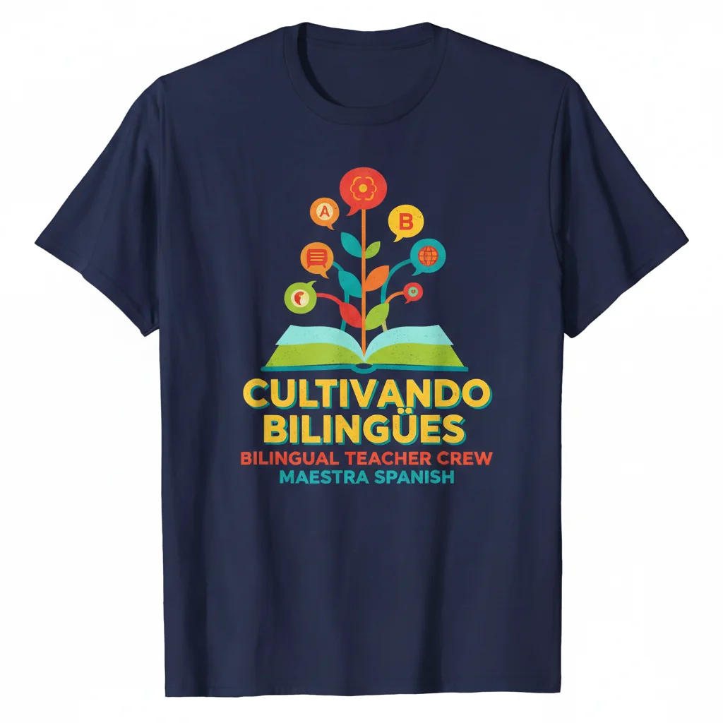 Cultivando Bilingües: Maestra Bilingual Crew Tee