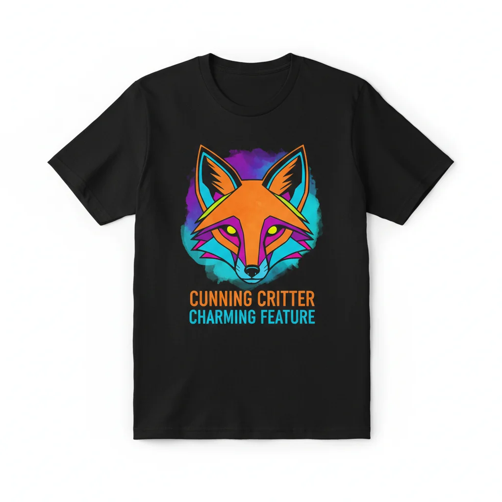 The Cunning Critter Tee: Your Everyday Adventure Companion