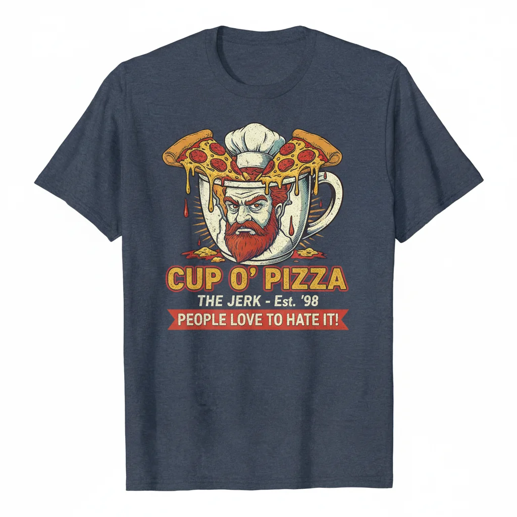Cup O' Pizza: The Jerk Essential Tee – Streetwear Icon 1 Cup O' Pizza: The Jerk Essential Tee – Streetwear Icon