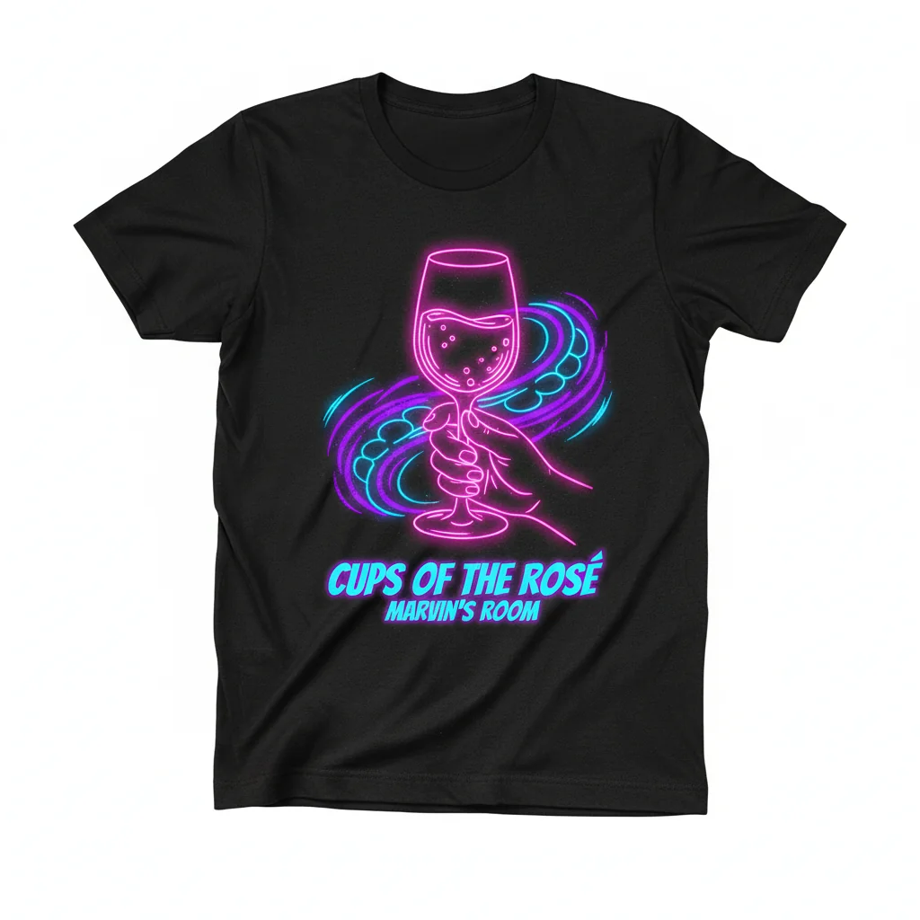 Drake Marvin's Room 'Cups of the Rosé' Lyrics T-Shirt - Essential Cotton Tee