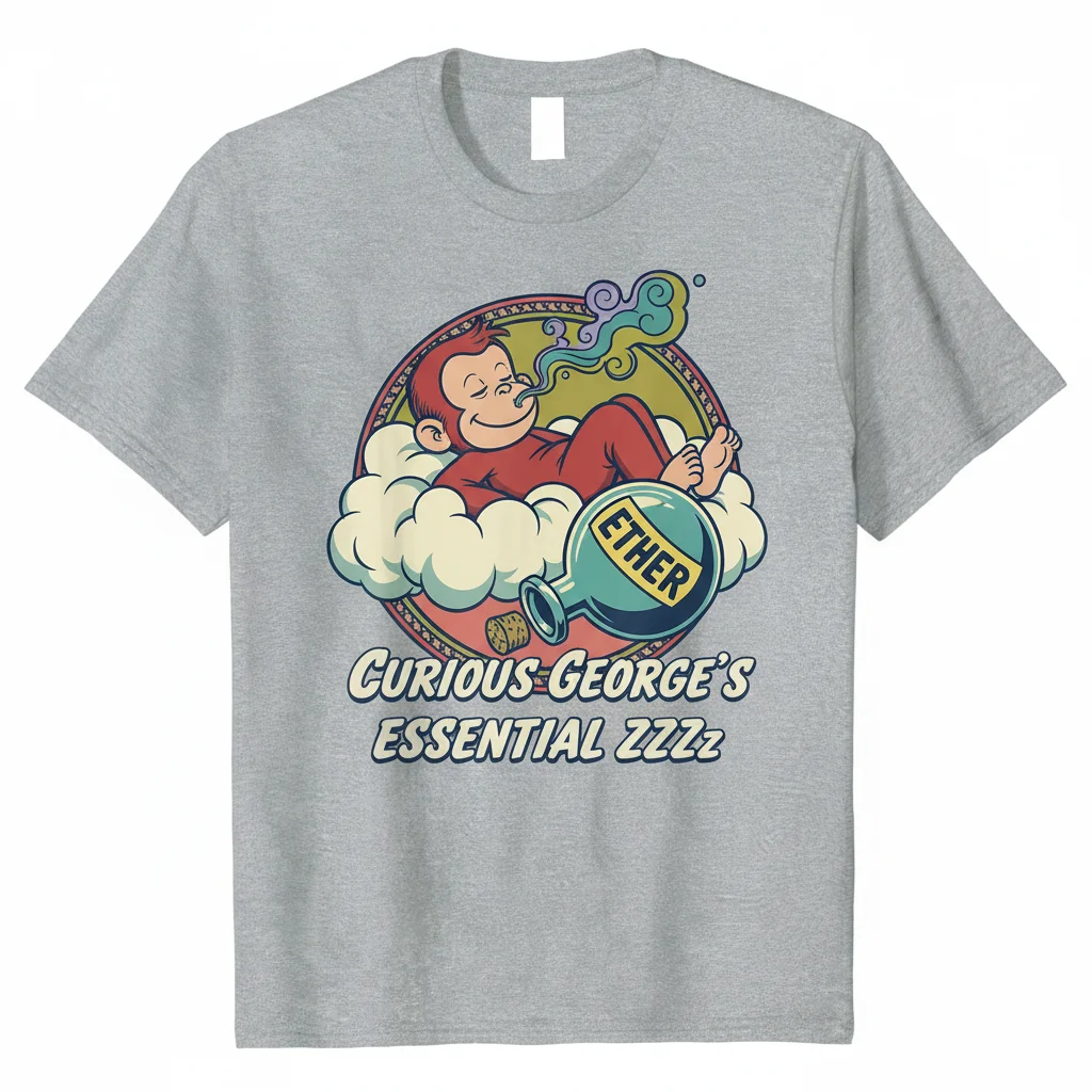 Curious George Ether Funniest Meme Essential T-Shirt
