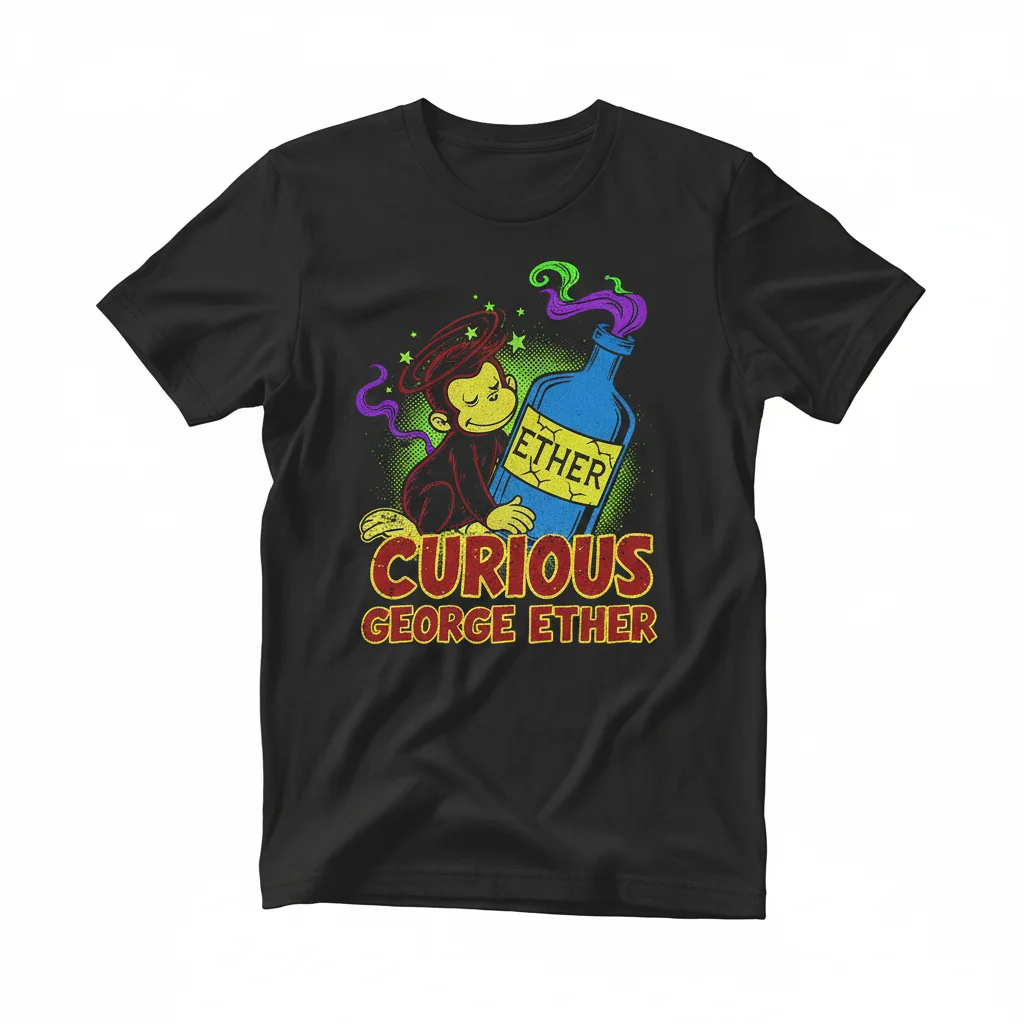 Curious George Ether Essential T-Shirt: Lasting Comfort, Vibrant Style