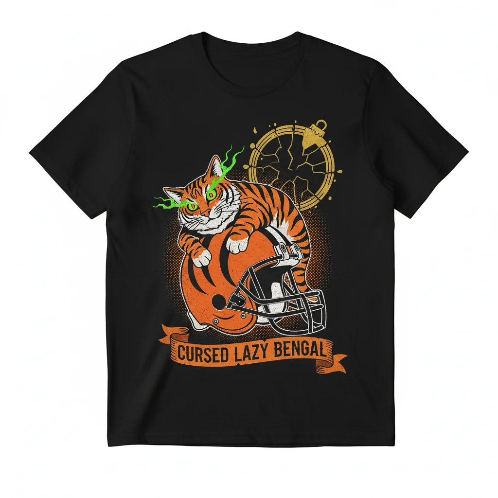 Bengals Cursed Cat Street Ornament