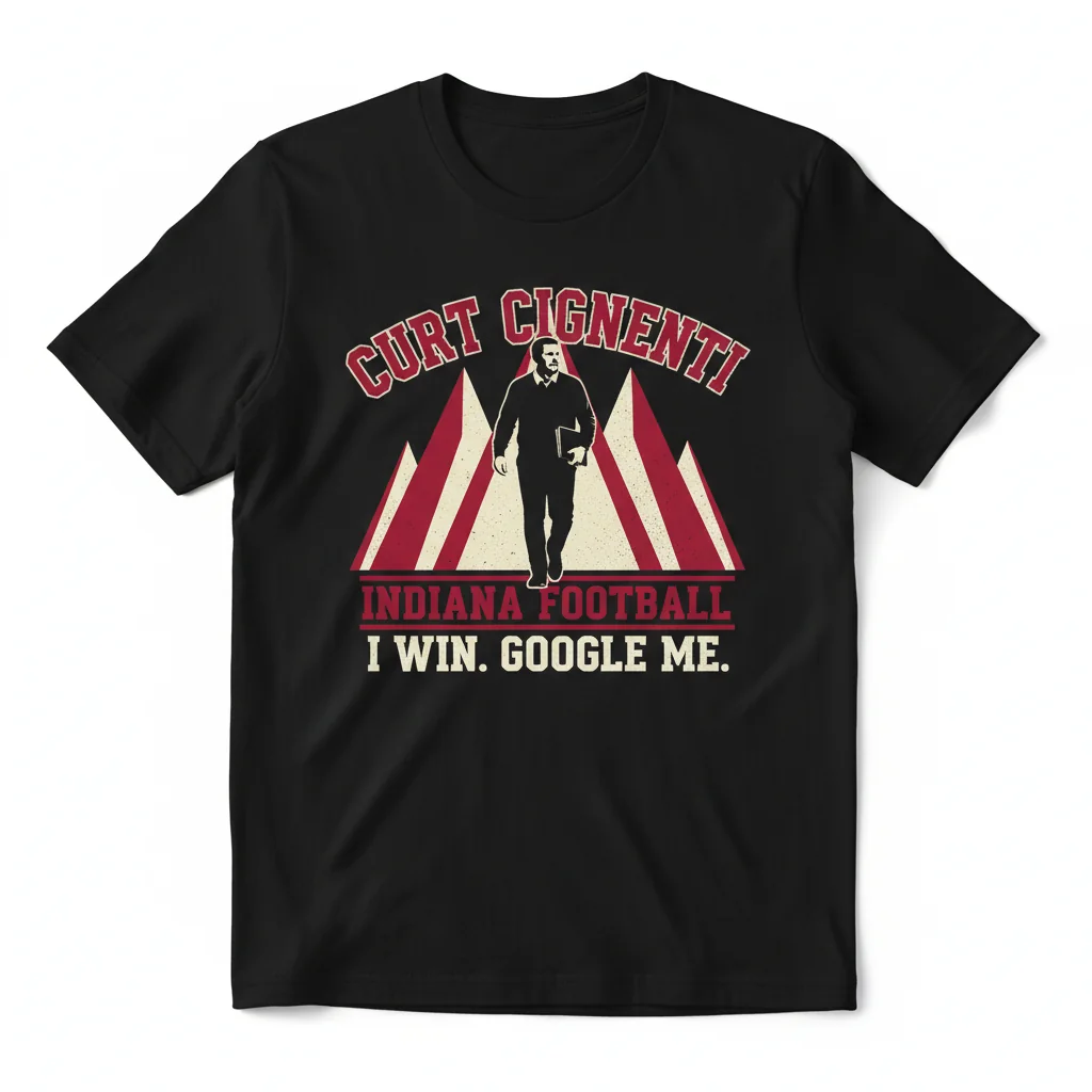 The Cignetti 'Google Me' Tee | Indiana Football Streetwear