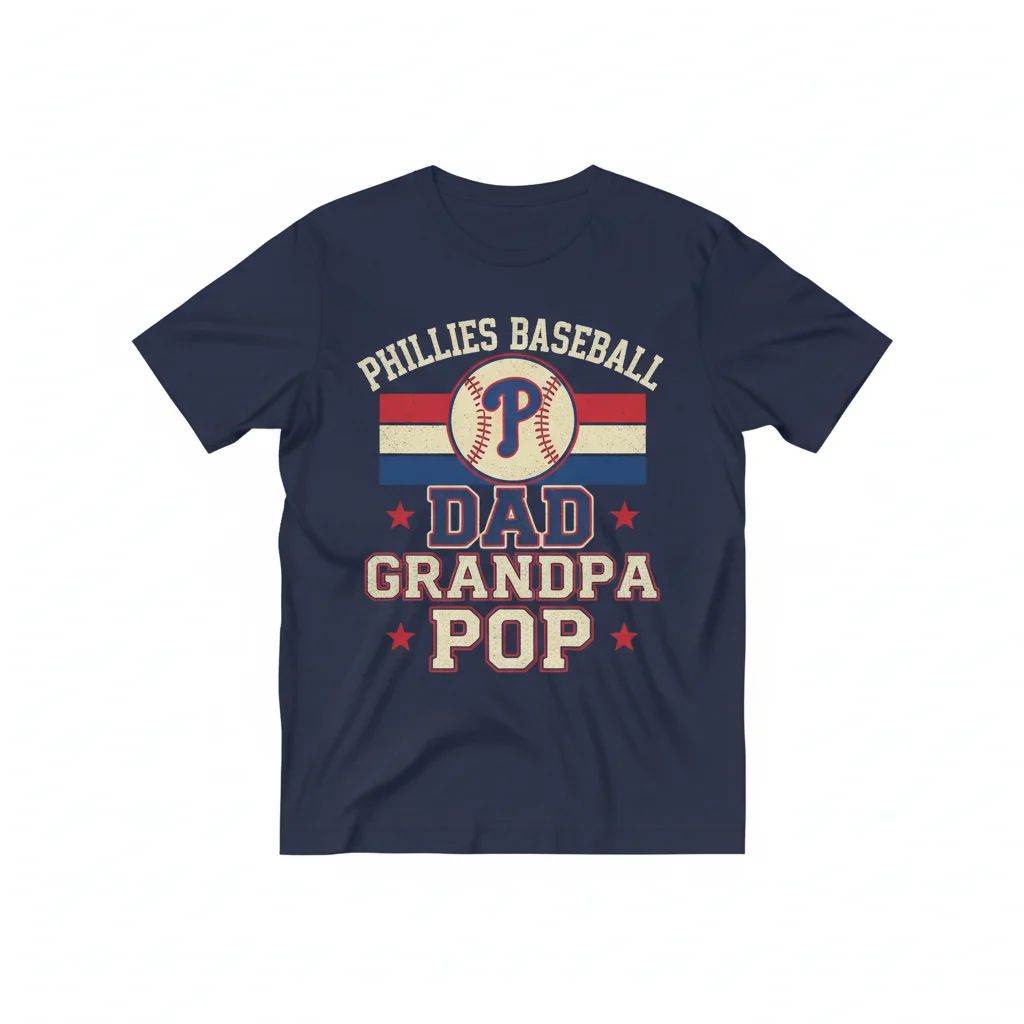 Custom Philadelphia Phillies Baseball Fan T-Shirt Gift
