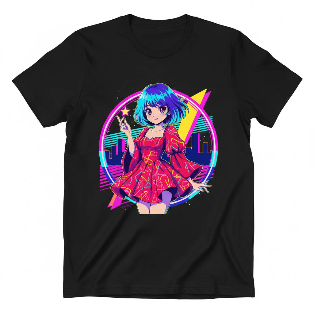Red Dress Anime Vibe Tee