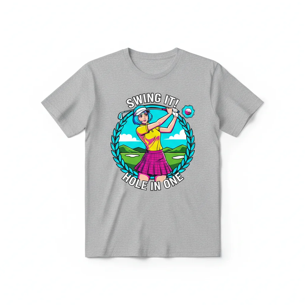 Anime Golfer Tee: Street Style Elevated