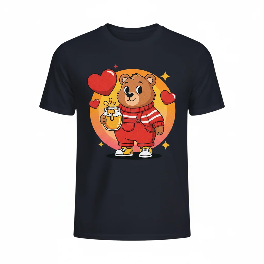 Red Bear 'Fit Tee | Statement Streetwear Essential