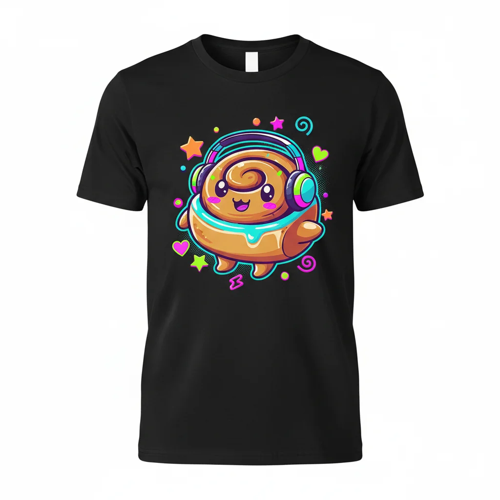 Cute Cinnamon Roll Essential T-Shirt: Lasting Comfort & Vibrant Style