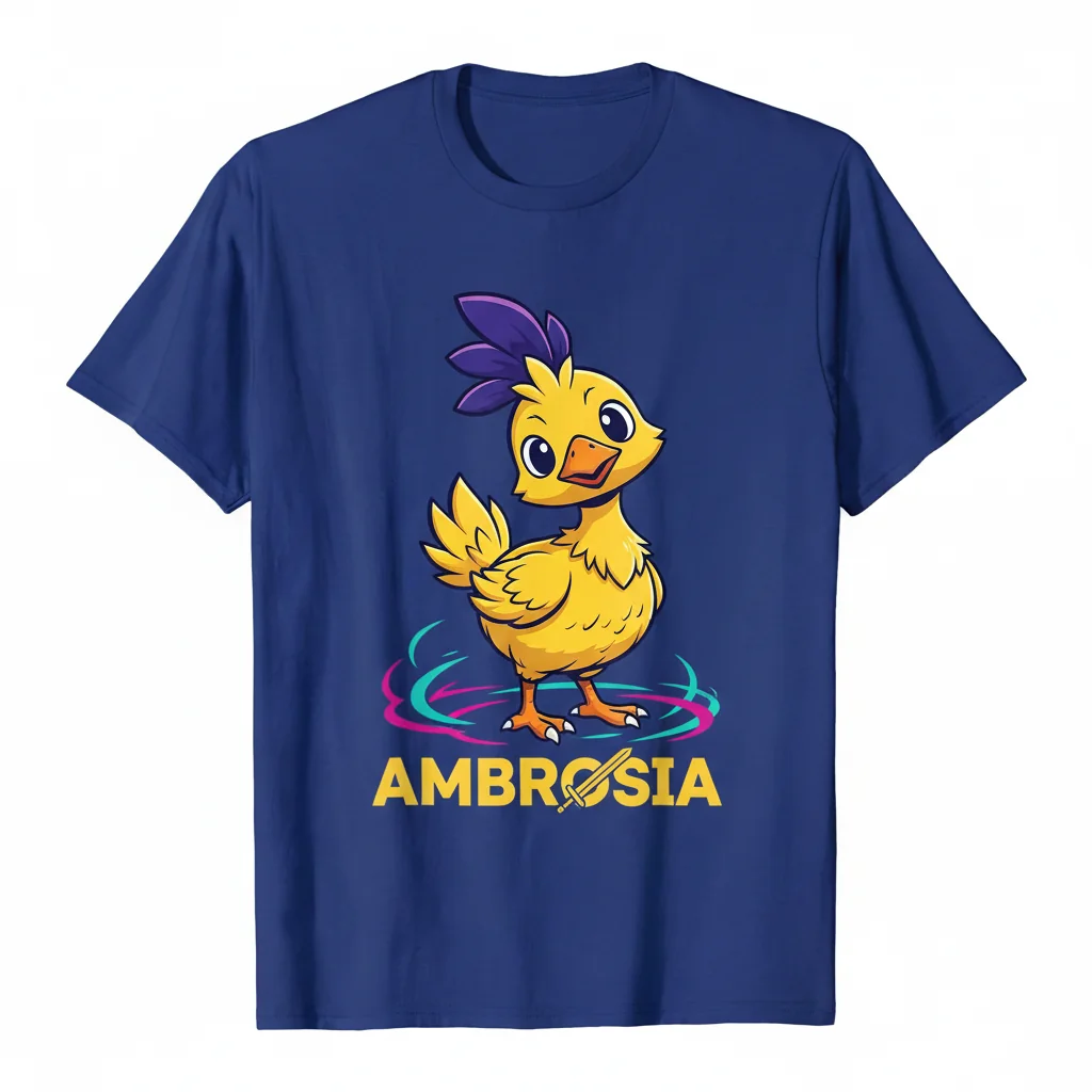 Adorável Final Fantasy XVI Ambrosia - Camiseta Essencial Durável e Confortável