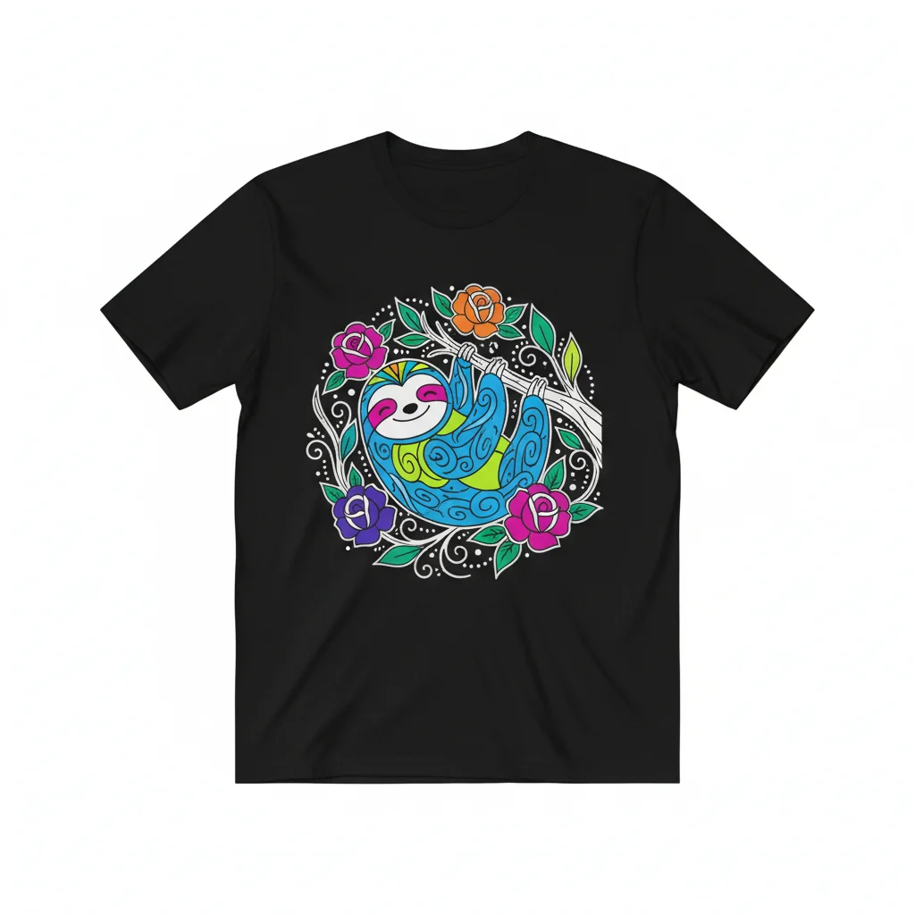 Cute Sloth Tattoo Idea Beautiful Essential T-Shirt