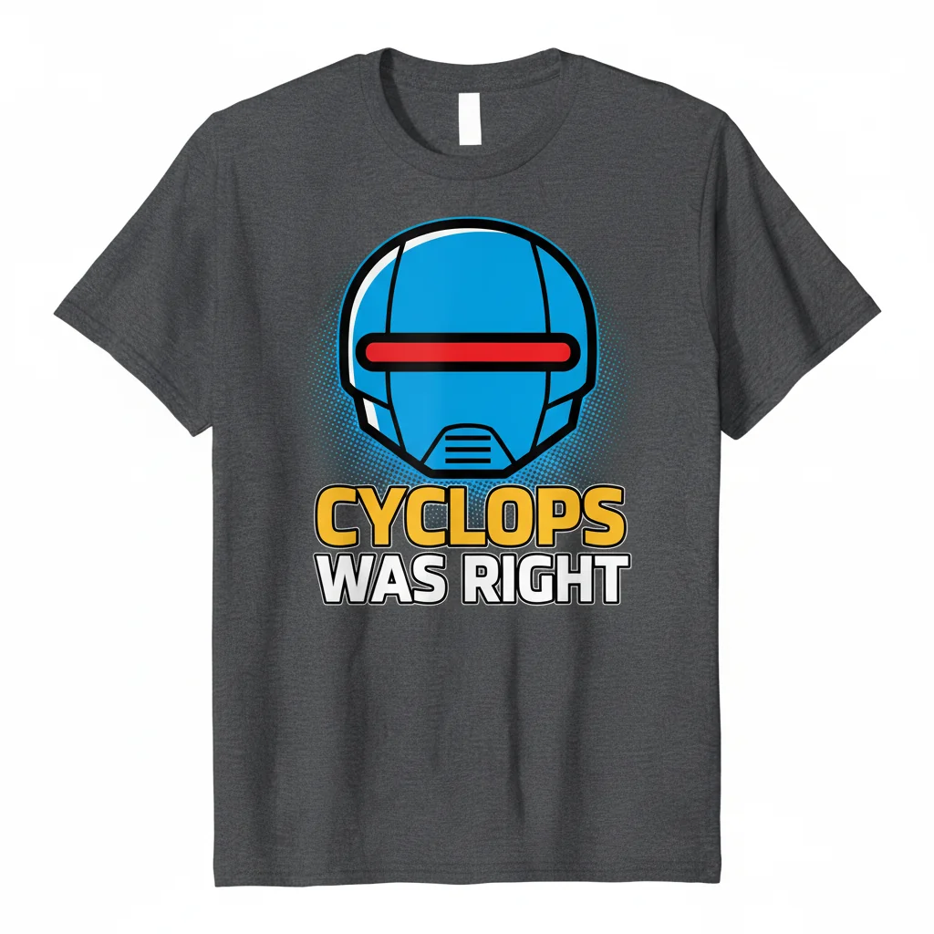 Cyclops Was Right: Premium Essential T-Shirt – Unrivaled Durability & Comfort