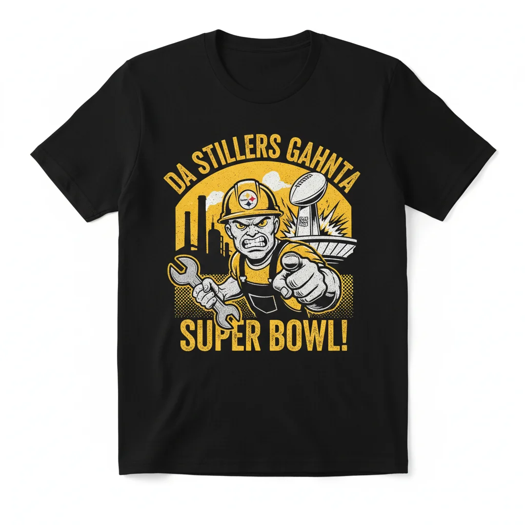 Pittsburgh Steelers Super Bowl Fan T-Shirt - Men's & Women's Essential Cotton Tee