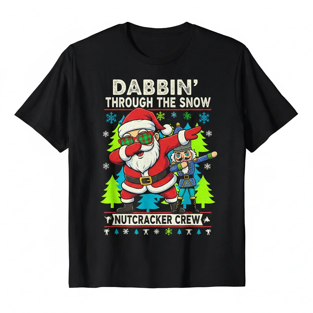 Dab Dabbing Nutcracker Viral Christmas Sweater Essential T-Shirt - Funny, Witty & Cool Gift for Men & Dancers