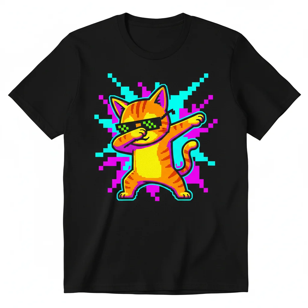 Dabbing Cat Tee: The Ultimate Street Vibe