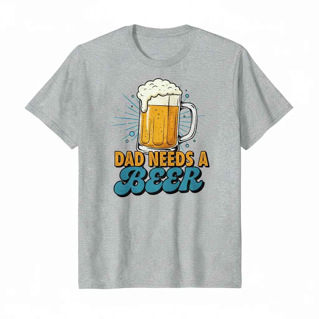 The "Dad Needs a Beer" Essential Comfort Tee