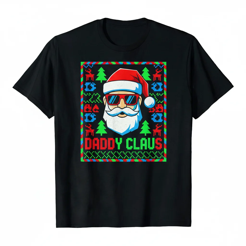 Daddy Claus Ugly Christmas: Essential Tee Vibe