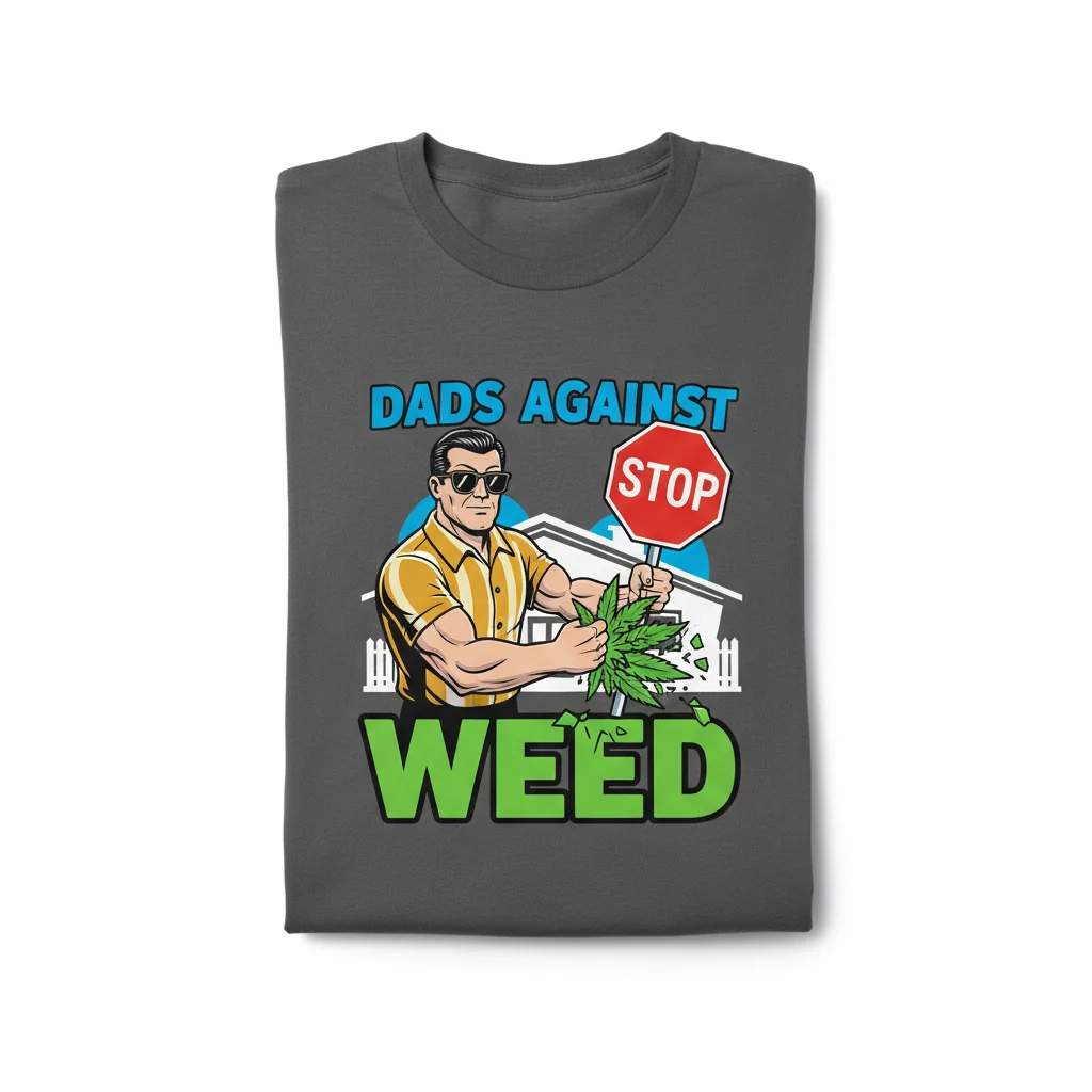 Dads Against Weed Shirt | Vintage-Inspired Graphic Tee