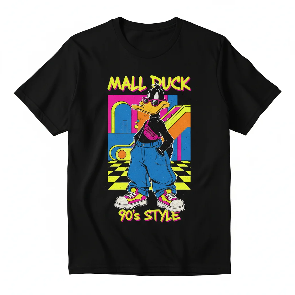 Daffy Duck Mall Pants Essential T-Shirt - Premium Looney Tunes Graphic Tee