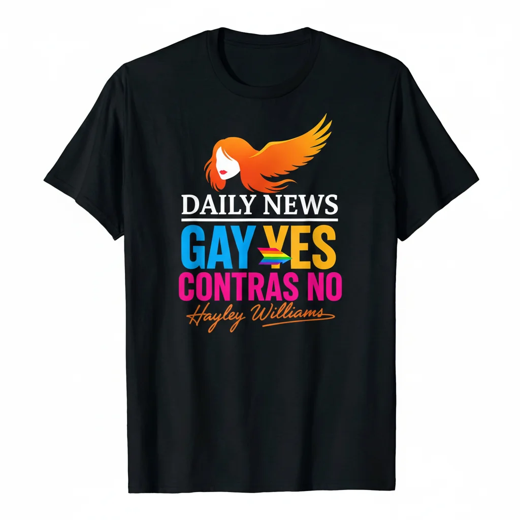 Daily News Gay Yes Contras No Hayley Williams Tee