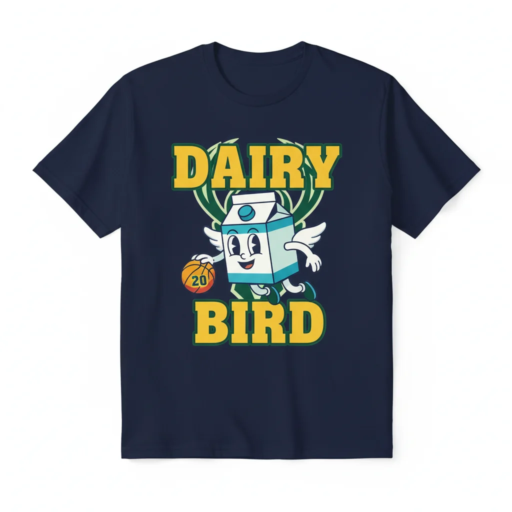 Dairy Bird AJ Green Milwaukee Bucks Basketball T-Shirt – Men's Fan Apparel