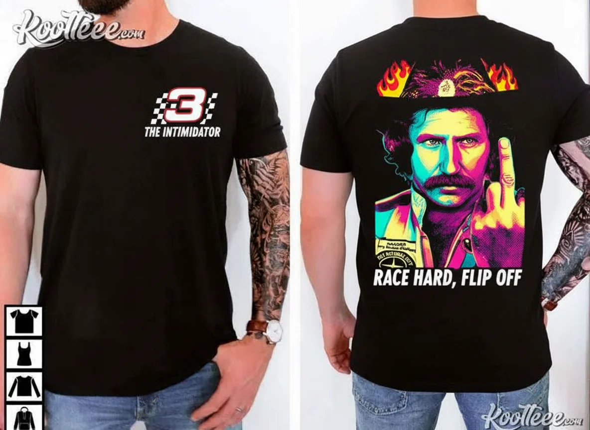 Dale Earnhardt Middle Finger T-Shirt – Express Your Bold Spirit