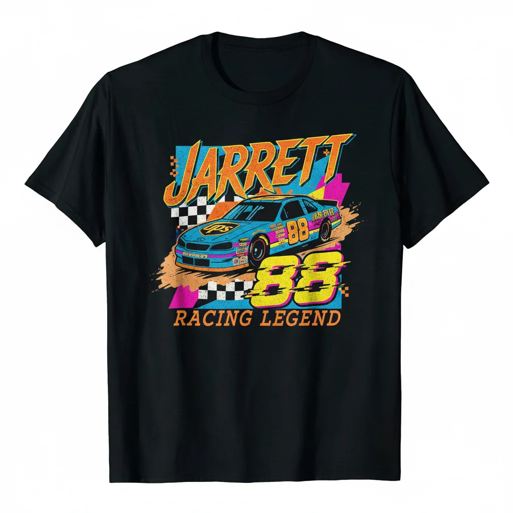 Vintage Dale Jarrett Racing Nascar 90s Sport T-Shirt - Retro Fan Apparel