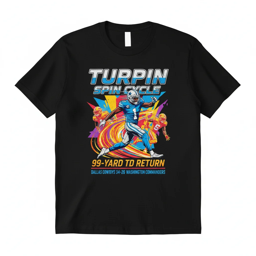 Dallas Cowboys Turpin Spin Move Return: The Unforgettable 99-Yard Touchdown Shirt