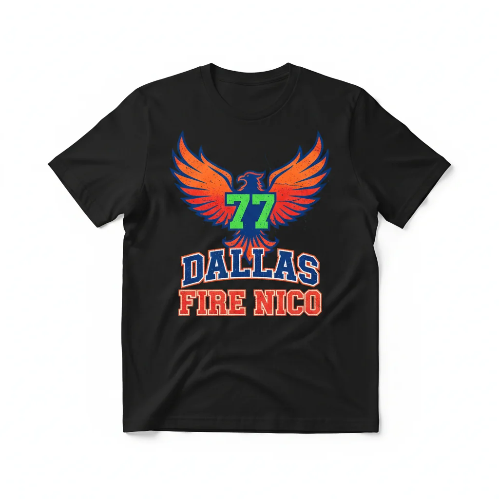 Fire Nico Harrison Shirt | Premium Pre-Shrunk Cotton Tee for Dallas Fans