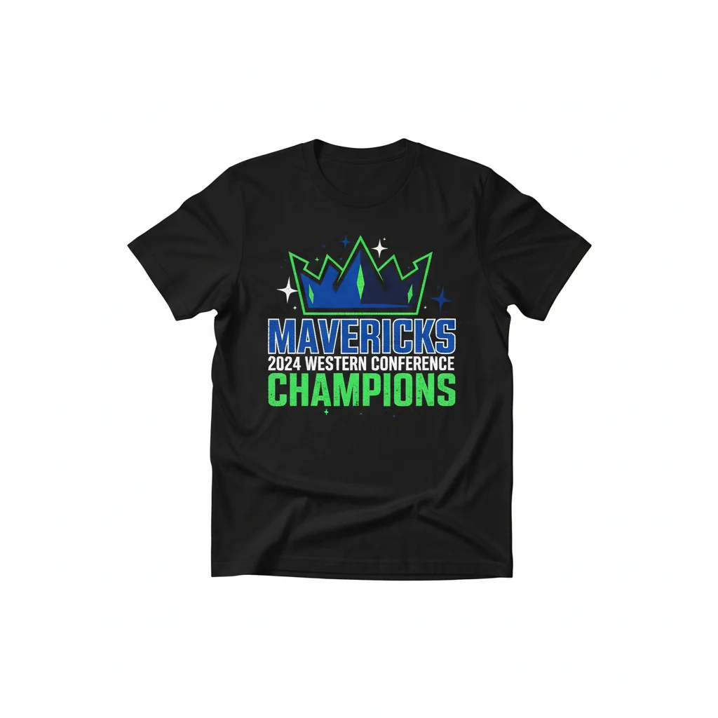 Dallas Mavericks 2024 Western Conference Champions 'The Crown' Tee