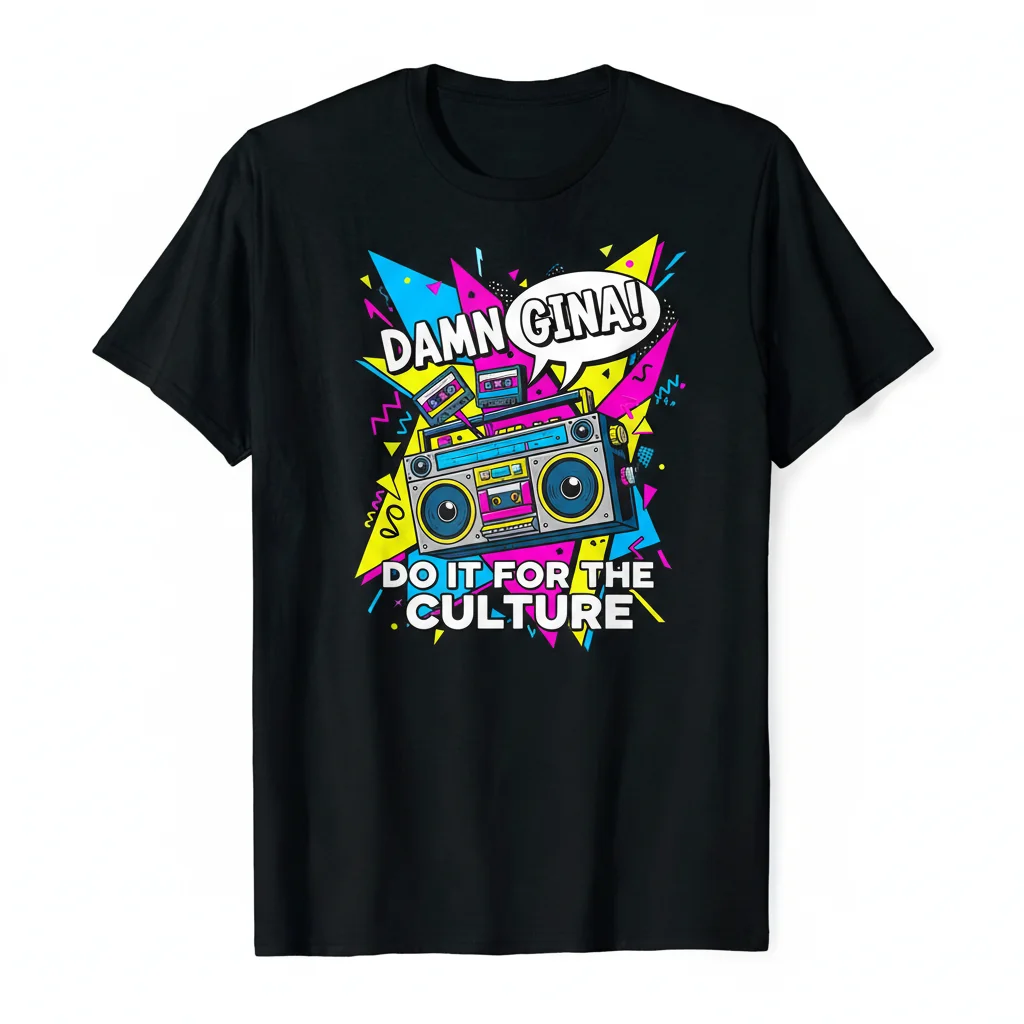 Damn Gina: 90s Culture & Comfort Tee