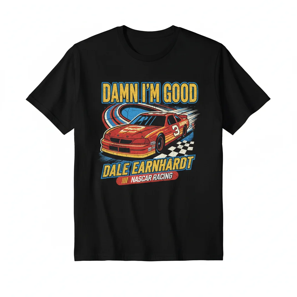 Damn I'm Good Dale Earnhardt NASCAR Racing Vintage Essential T-Shirt