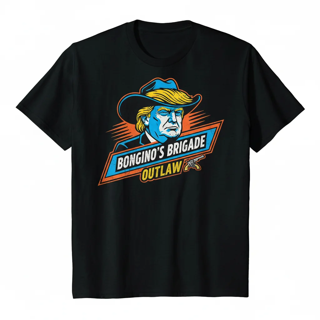 The Outlaw Tee: Dan Bongino & Trump Inspired, Built to Last