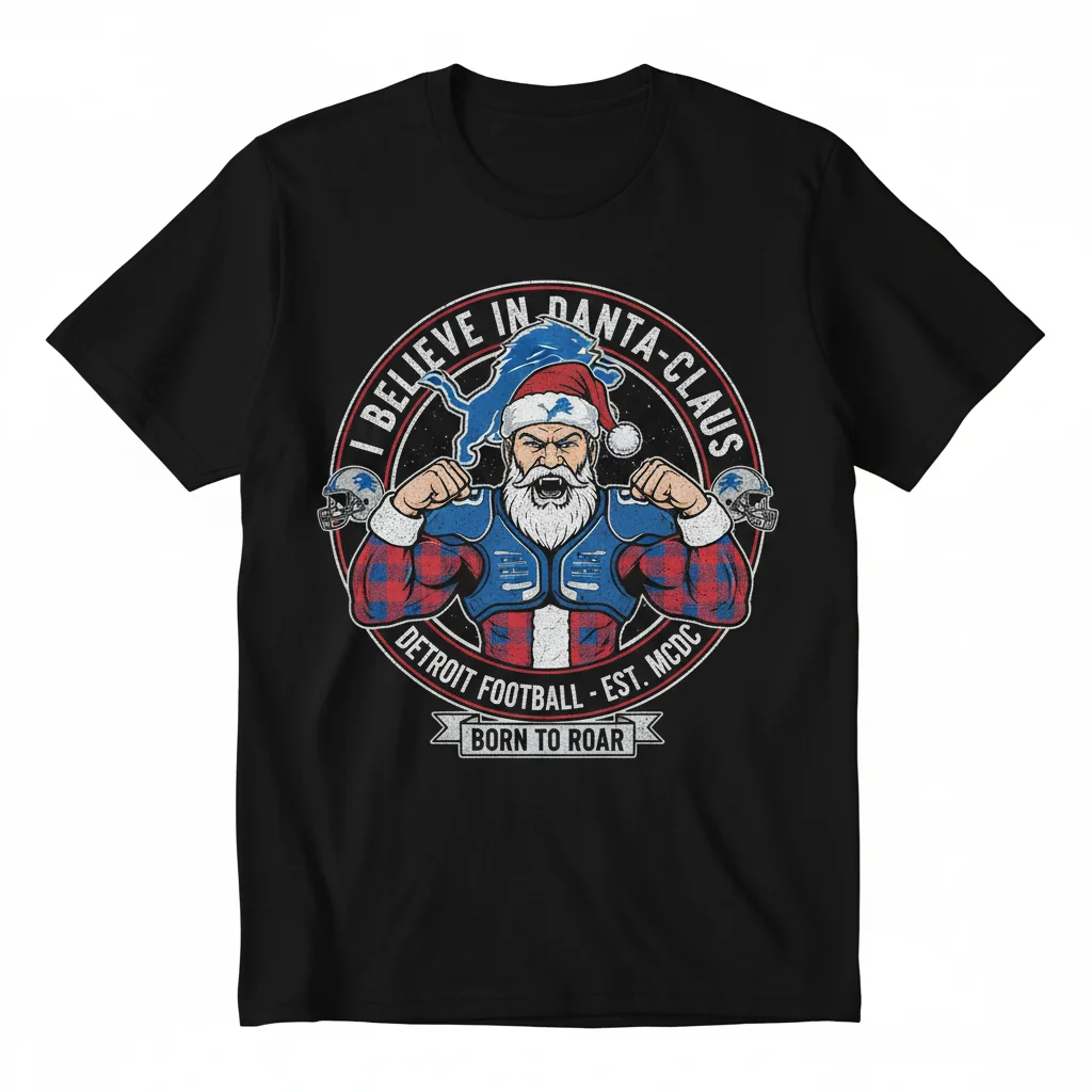 Danta-Claus Believe Tee | Detroit Lions Vibe