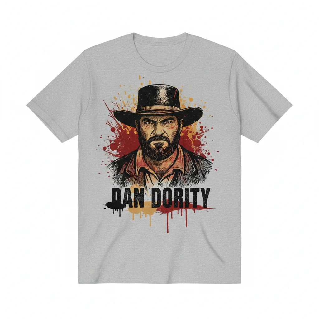 Dan Dority Deadwood Essential T-Shirt - Iconic TV Show Apparel