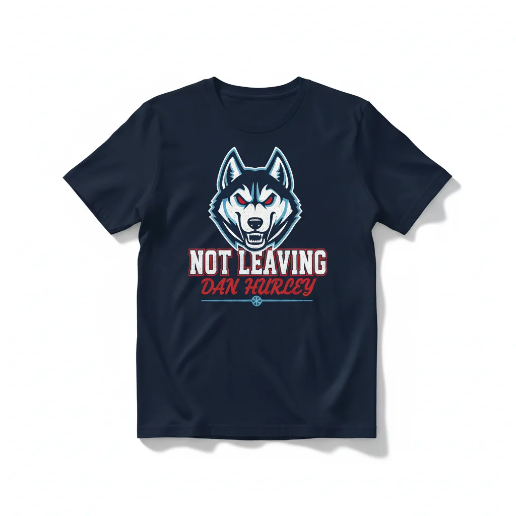 Dan Hurley UConn Huskies Loyalty Tee: A Legacy of Hardwood Heart