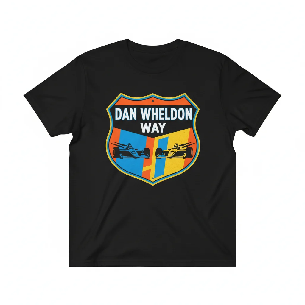 Dan Wheldon Way Tribute T-Shirt | Racing Legend Memorial Tee
