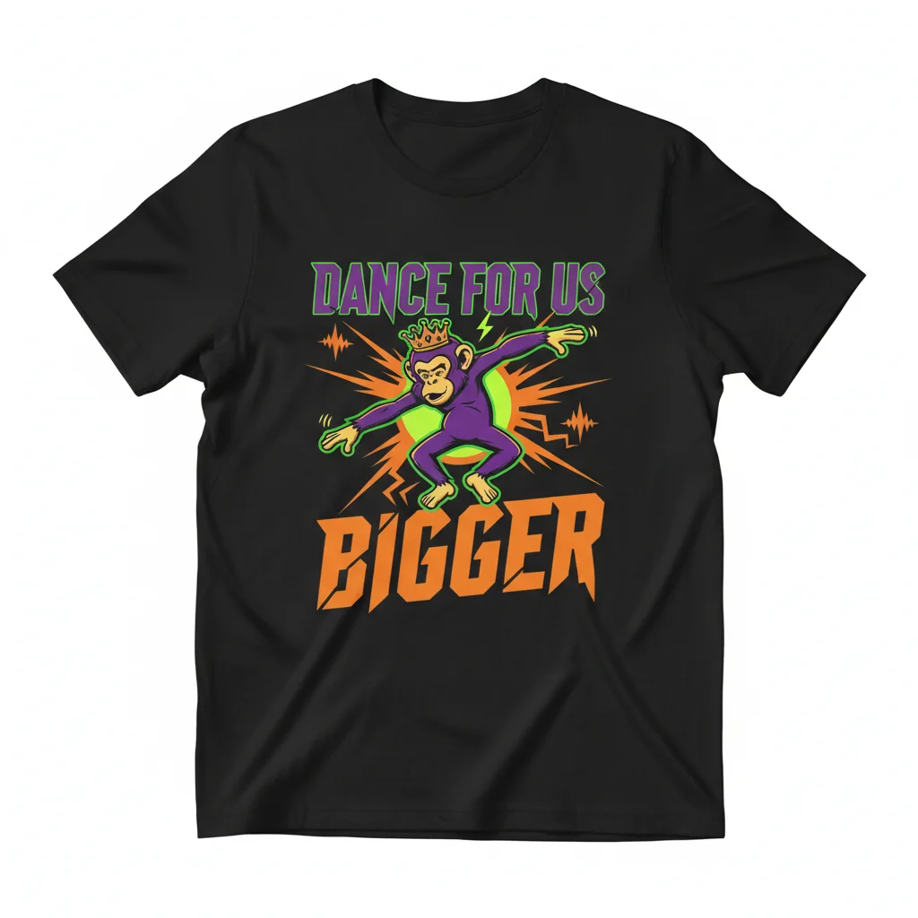 DANCE FOR US MONKEY BIGGER: Premium Essential T-Shirt – Fade-Resistant & Perfect Fit