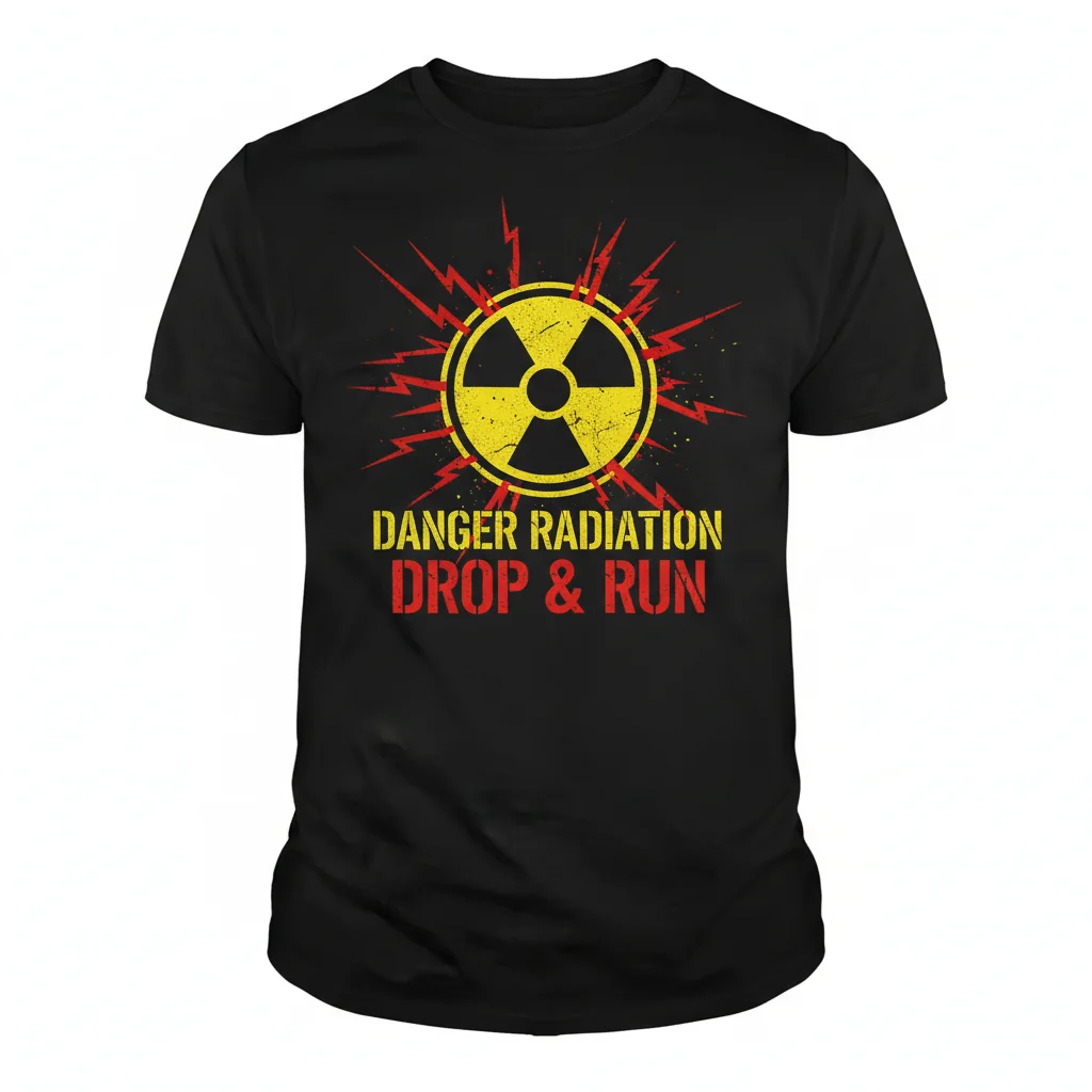 Danger: Radiation - Drop & Run White Essential T-Shirt