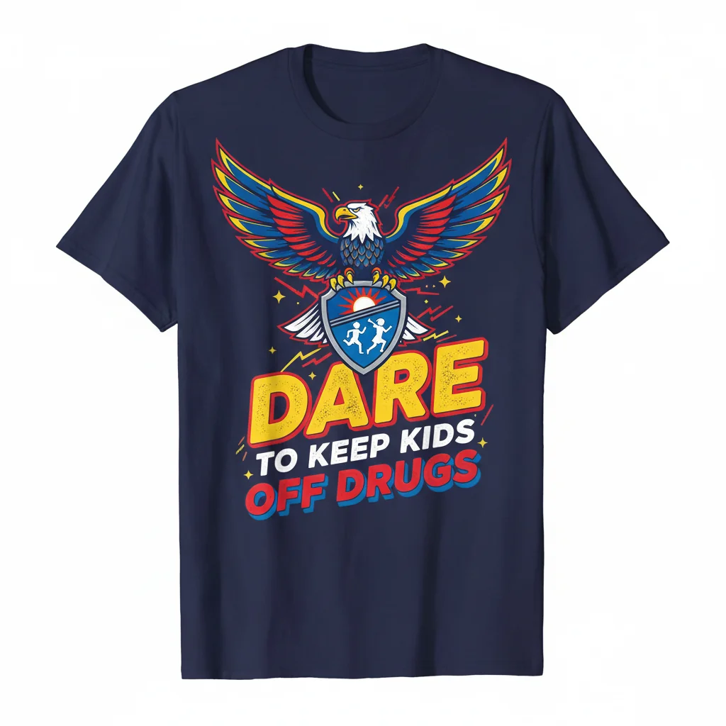 Dare to Keep Kids Off Drugs T-Shirt - Essential 100% Cotton Tee