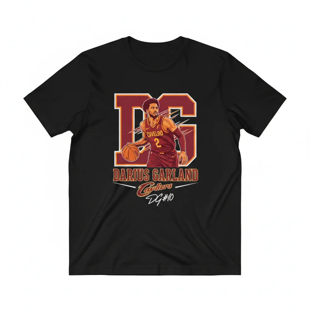 Darius Garland Cleveland Cavaliers Signature T-Shirt
