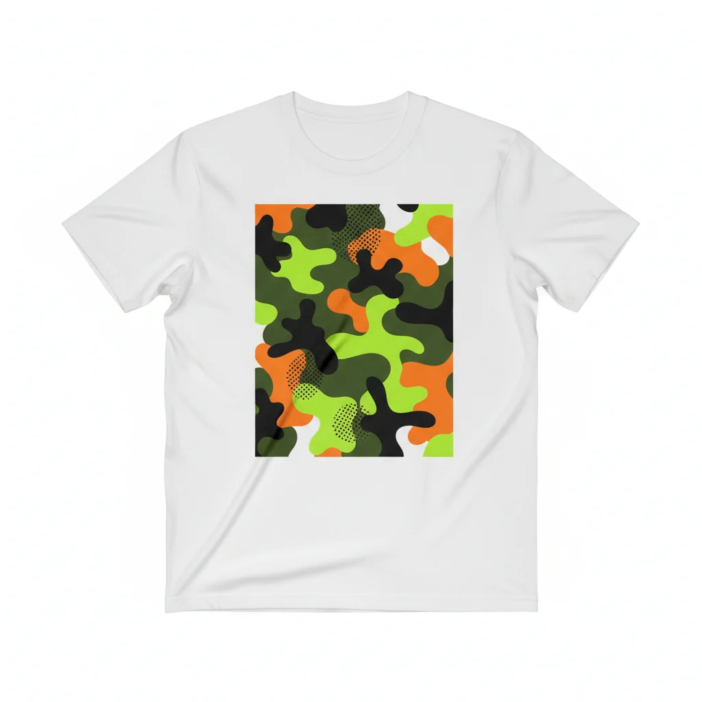 Urban Frontier Camo: Olive & Black Graphic Tee