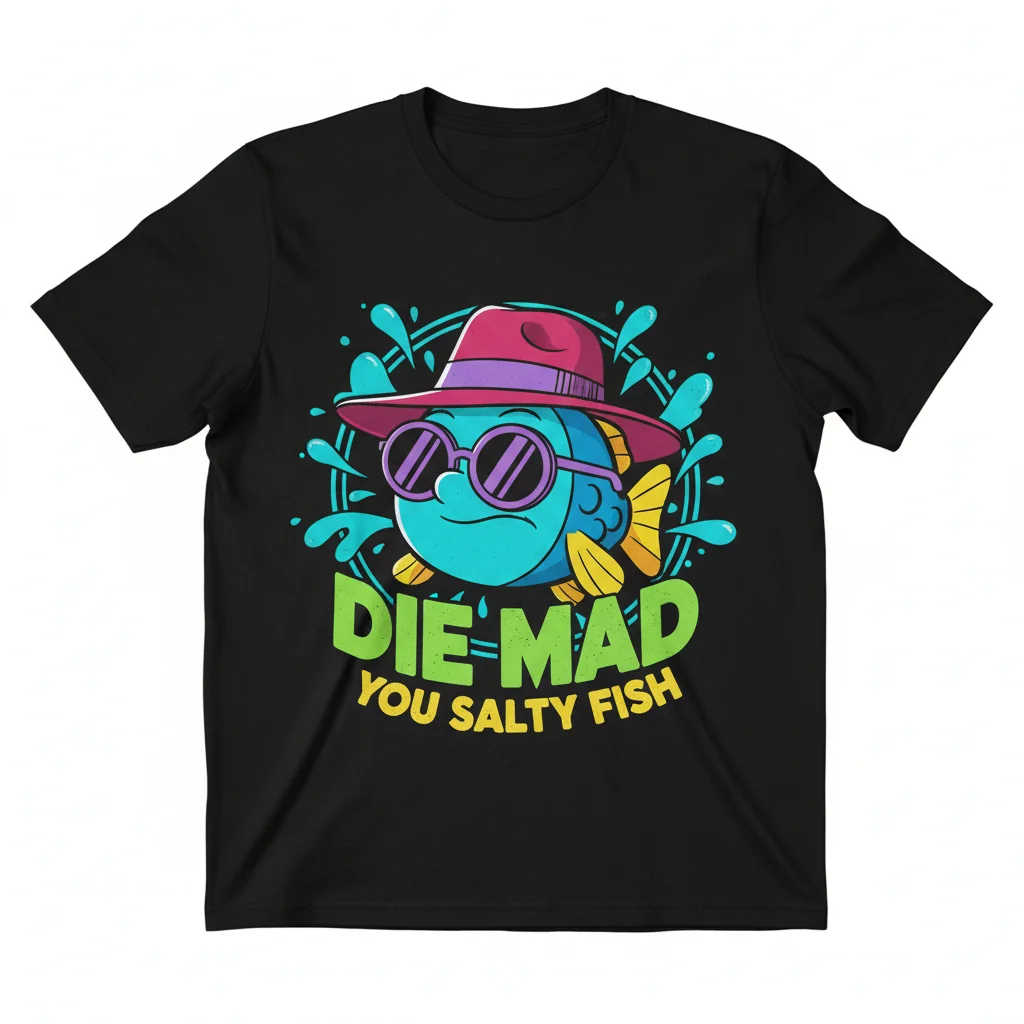 Darwin Watterson 'Die Mad You Salty Bitch' Premium Graphic Tee